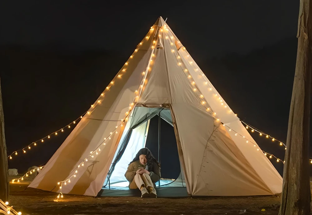 glamping teepee