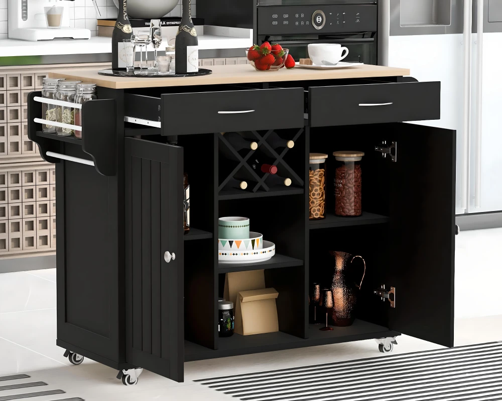 kitchen cart with storage